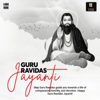 Guru R Avidas Writing Happy Guru Ravidas Jayanti Template | PosterMyWall