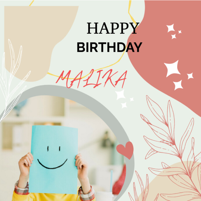 Copy of White Maximalist Happy Birthday Instagram Instagram Post ...