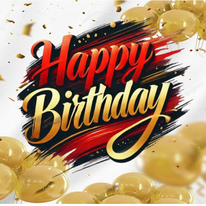 White Maximalist Happy Birthday Instagram Post Template | PosterMyWall