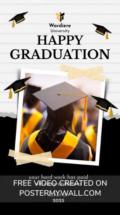 White Maximalist Happy Graduation Instagram S Template | PosterMyWall