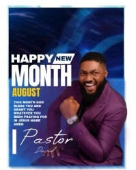 White Maximalist Happy New Month / Postermywall Instagram Portrait template