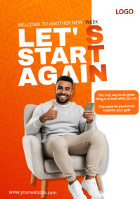 Blanco Motivational Message A4 Template