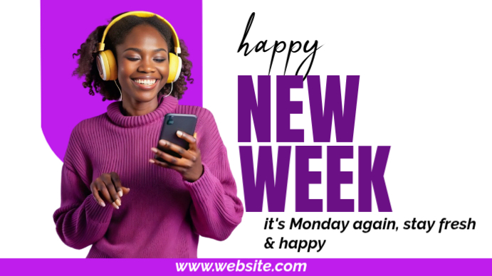 New Week Motivation Template | PosterMyWall