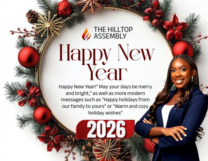 Plantilla de White Maximalist Happy New Year Flyer (us Letter ...