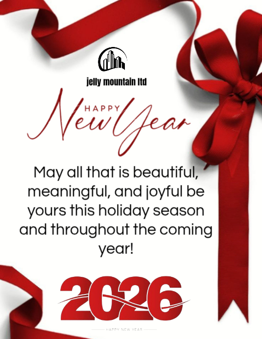 White Maximalist Happy New Year Flyer (us Letter) Template | PosterMyWall