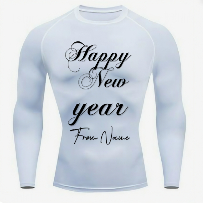 Plantilla de White Maximalist Happy New Year Flyer Template Instagram ...