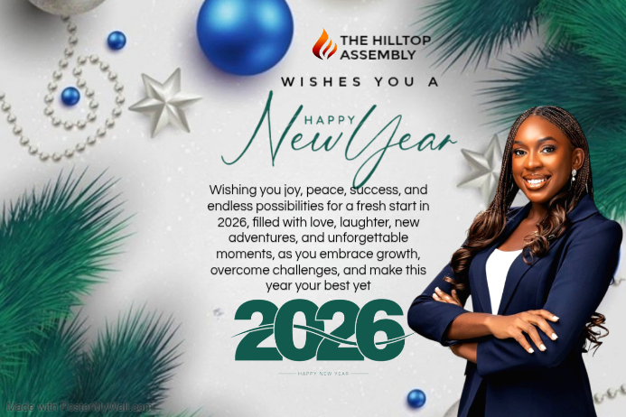 Copy of White Maximalist Happy New Year Poster | PosterMyWall