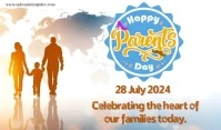 White Maximalist Happy Parents Day  Tag Ithegi template