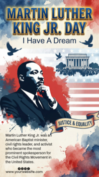 White Maximalist Happymlkday Instagram Story template