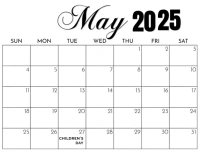White Maximalist Hello May Flyer (us Letter) Pamflet (Letter AS) template