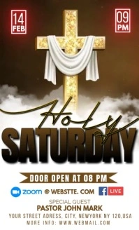 White Maximalist Holy Saturday  Us Legal template