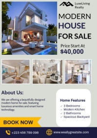 White Maximalist House For Sale  A2 template