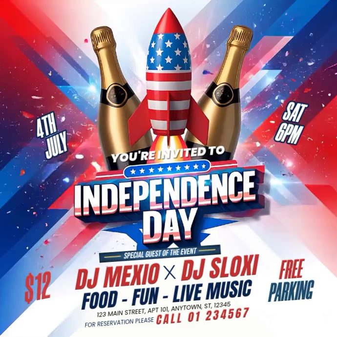 Independence Day Celebration Template | PosterMyWall