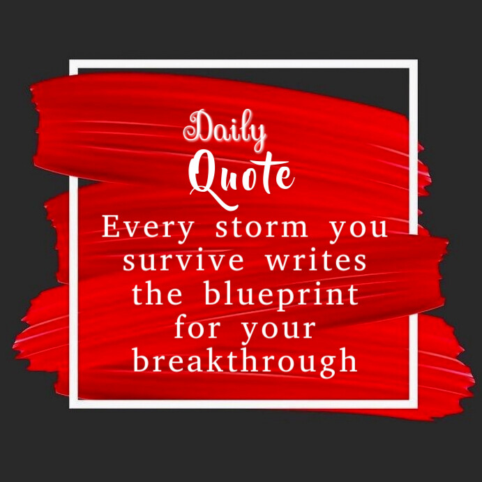White Maximalist Inspirational Quote  Instagram Post template