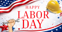 Hvid Labor Day Celebration Изображение, которым поделились на Facebook Template