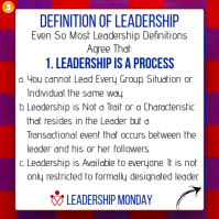 White Maximalist Leadership Notes Instagram Post template