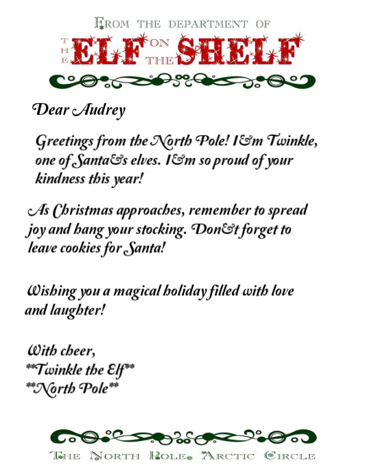 Copy of White Maximalist Letter From An Elf Flyer (us Letter ...