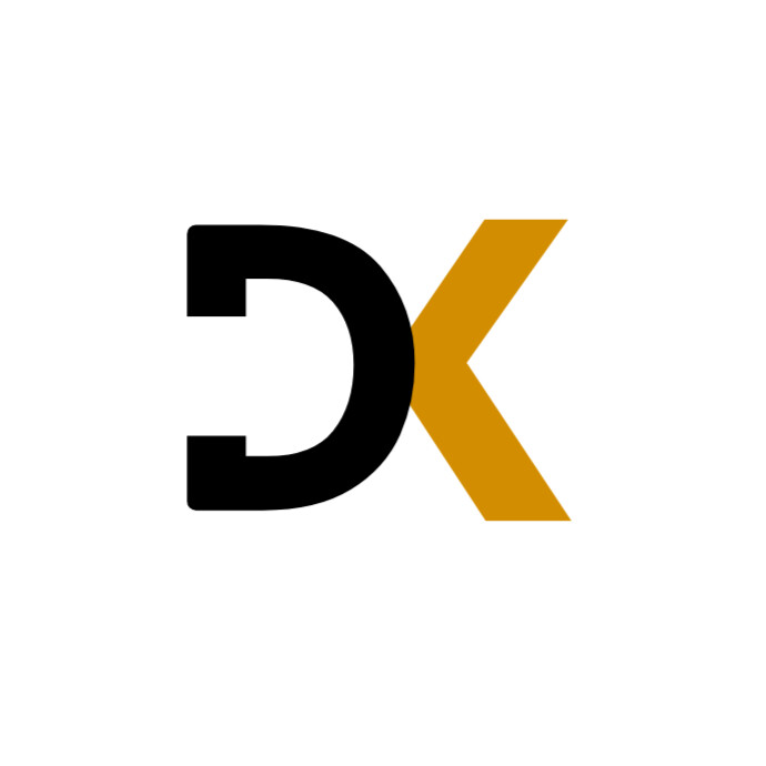 White Maximalist Logo Logótipo template