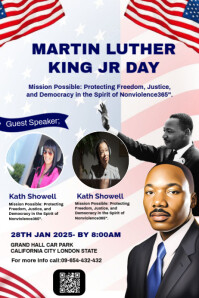 Martin Luther King Day Ads Template | PosterMyWall