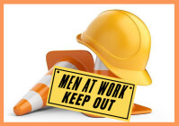 White Maximalist Men At Work A4 template