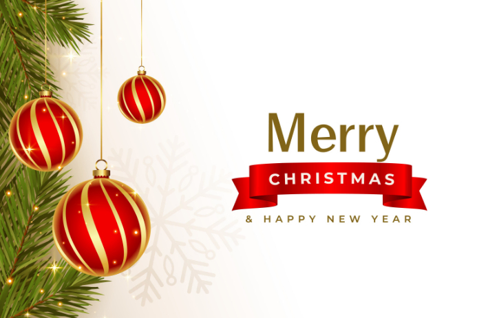 Plantilla de White Maximalist Merry Christmas Christmas Greeting Poster ...