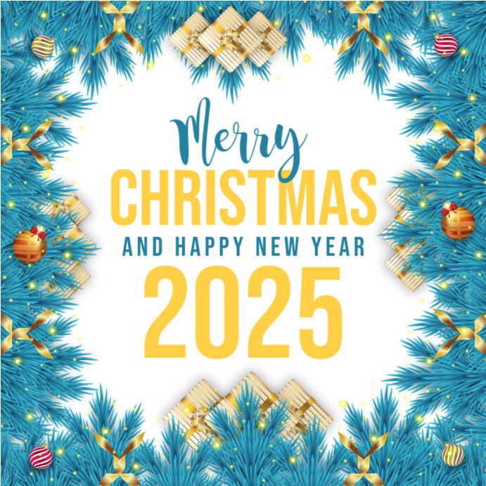 Copy of White Maximalist Merry Christmas Instagram Post | PosterMyWall