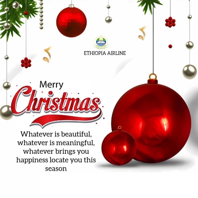 White Maximalist Merry Christmas Instagram Post Template | PosterMyWall