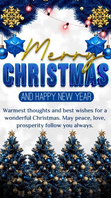 White Maximalist Merry Christmas Instagram Story Template | PosterMyWall