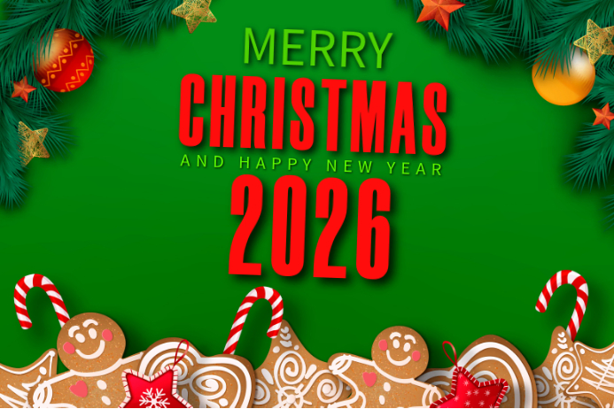 White Maximalist Merry Christmas Poster Templat | PosterMyWall