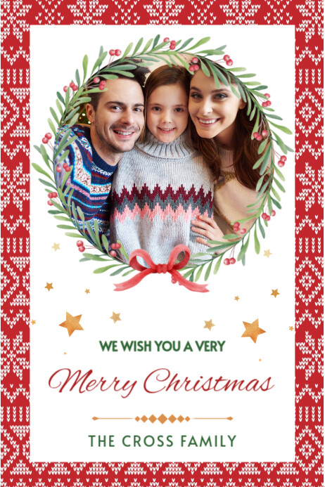Copy of White Maximalist Merry Christmas Wishes Poster | PosterMyWall