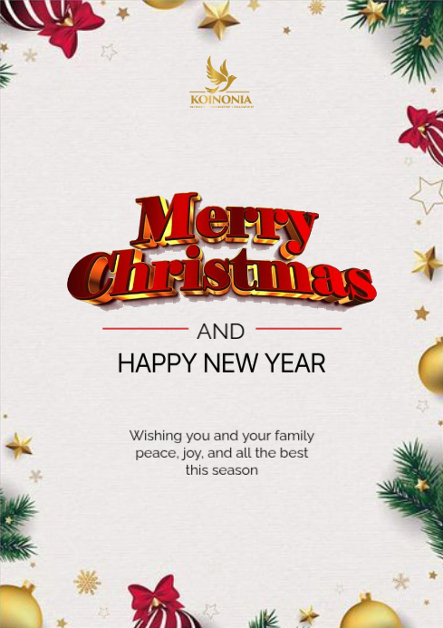 White Maximalist Moderm Christmas Wishes A3 Templat | PosterMyWall