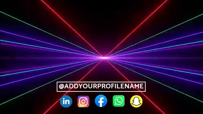 White Maximalist Motion Graphics Digital Display (16:9) template