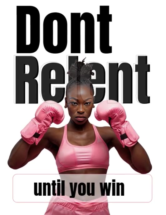 White Maximalist Motivation Post Flyer (us Letter) 传单(美国信函) template