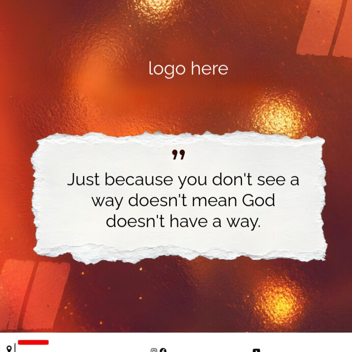 White Maximalist Motivational Quotes  Instagram Post template
