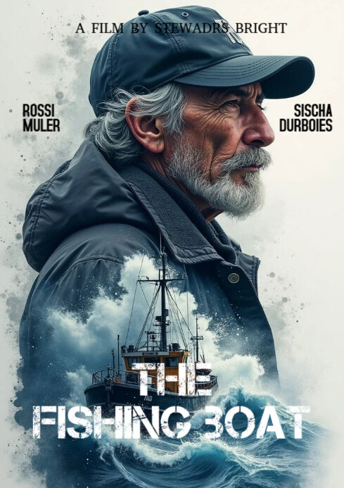 White Maximalist Movie A4 template