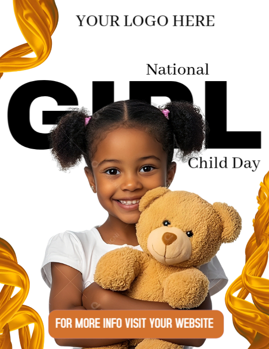White National Child Day Flyers Template | PosterMyWall
