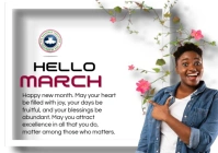 White Maximalist New Month  A3 template