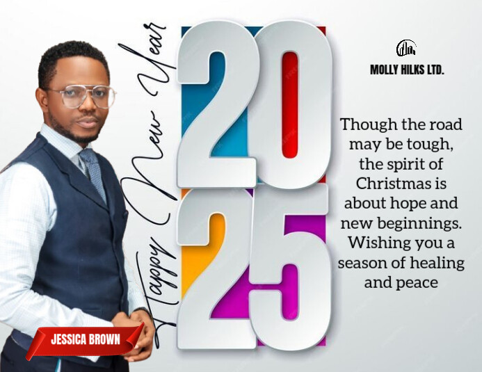 Copy of White Maximalist New Year Flyer (us Letter) | PosterMyWall