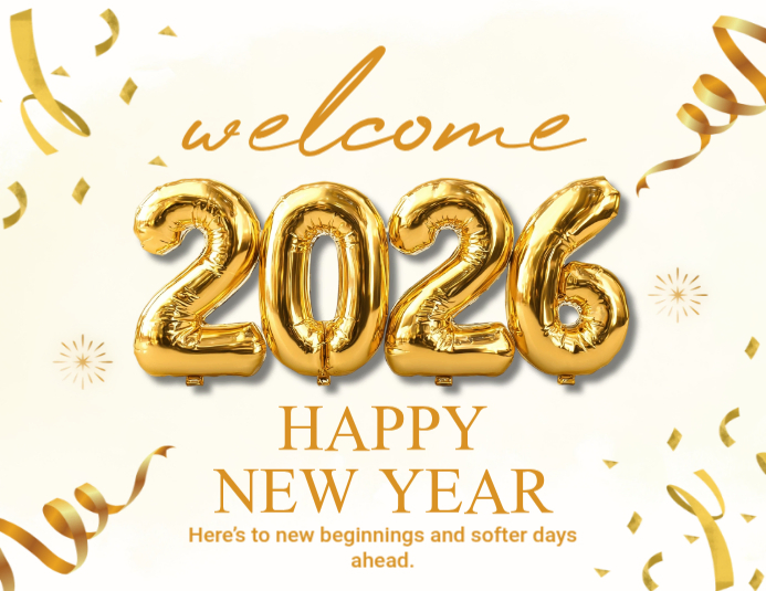 White Maximalist New Year Flyer (us Letter) Template | PosterMyWall