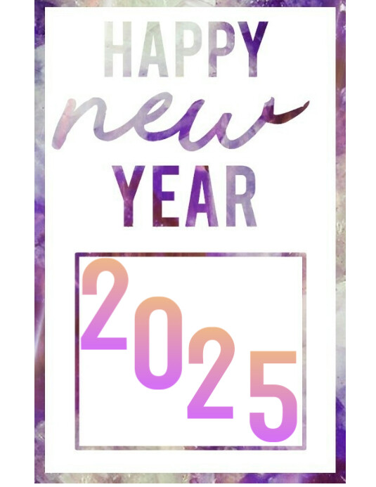 Copy of White Maximalist New Year Flyer (us Letter) | PosterMyWall