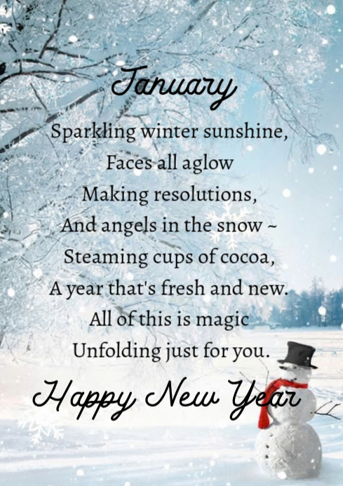 White Maximalist New Year Flyer Template A4 | PosterMyWall