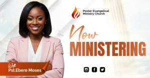 White Maximalist Now Ministering Church Event Flyer  Facebook Shared Image template