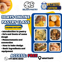 White Maximalist Pastry Flyer Design Template  Instagram Post