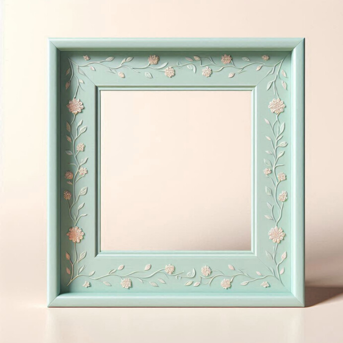 Modèle White maximalist picture frame instagram post | PosterMyWall