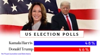 White Maximalist Polls Digital Display (16:9) template