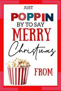Hvid Christmas Greeting Banner 4' × 6' Template