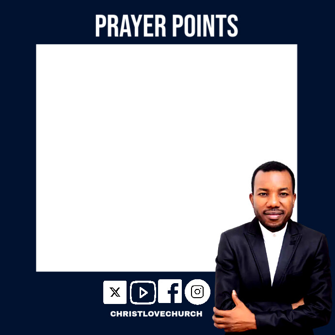 Copy of White Maximalist Prayer Points Card Instagram Post | PosterMyWall