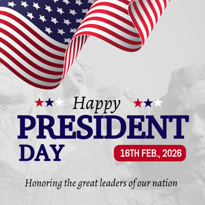 Plantilla de White Maximalist President Day Instagram Post | PosterMyWall