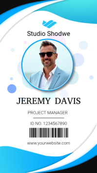 White Maximalist Professional-business-id-card Instagram Story template