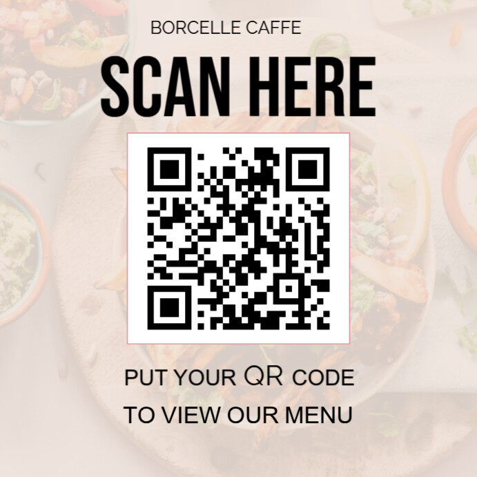 Copia de White Maximalist Qr Code Instagram Post | PosterMyWall